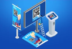 QR codes on Displays